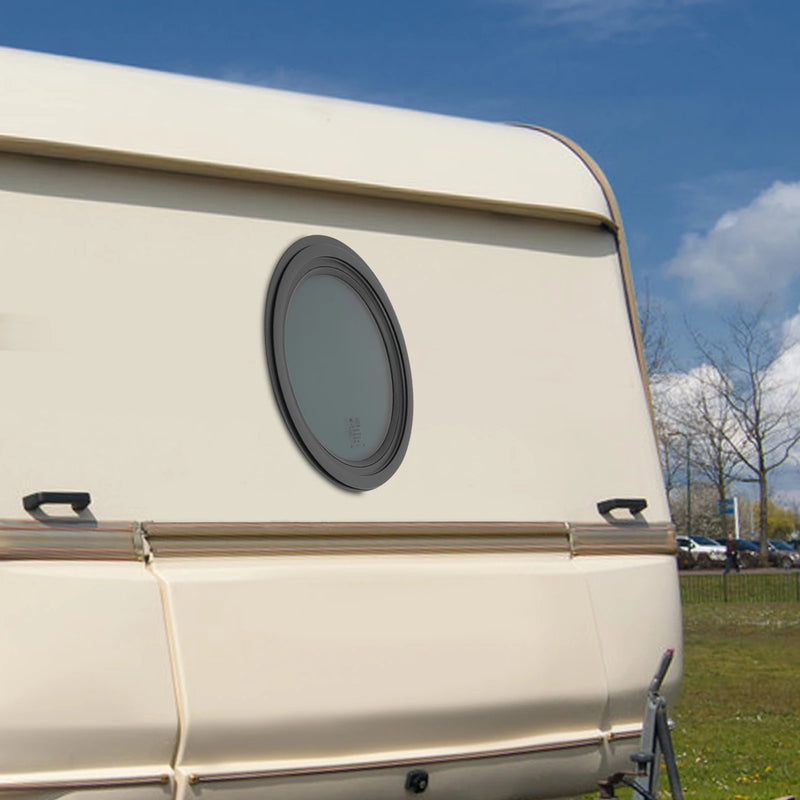 12 inch Round Fixed RV Window with Trim Ring