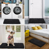 Luxury Shaggy Extra Thick Bathroom Rugs - 2 Piece Set