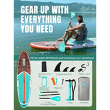 Inflatable Stand Up Paddle Board 10’6’’ x 33' x 6"