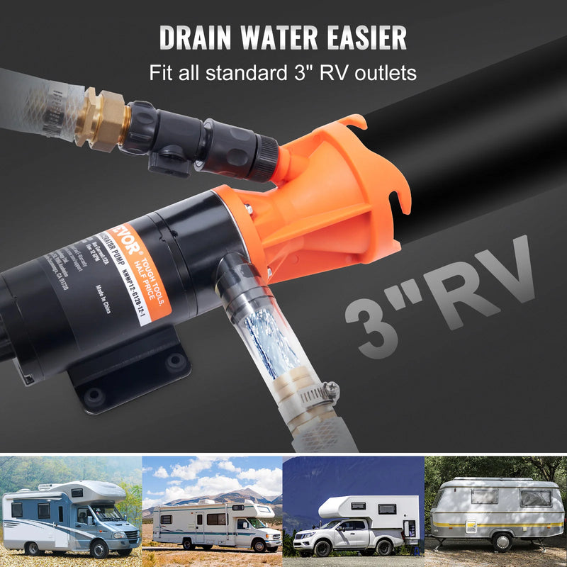 RV Portable Macerator Pump