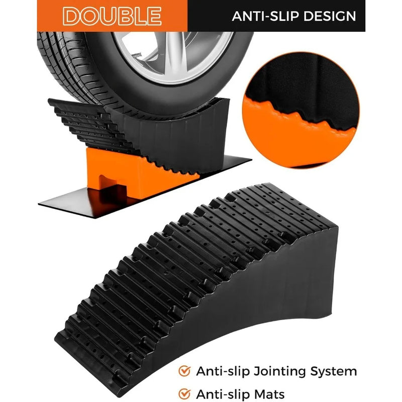 RV Leveling Blocks Ramp Kit - Up to 6in/35,000 lbs. max (1 Pack)