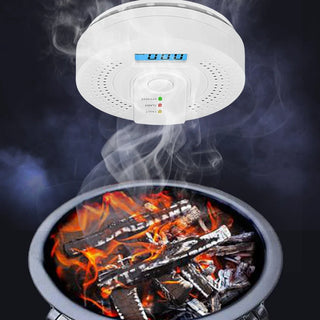 Portable CO Detector with LED Indicator, Warning Alarm Senso - Battery Powered