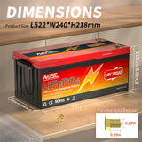 LiFePo4 Battery 12V (100Ah 200Ah 300Ah) 24V (100Ah) BMS Lithium Battery