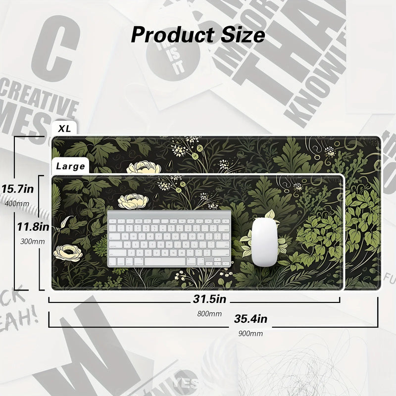 Botanical Floral Mouse Pads (10 Floral Colors Available)