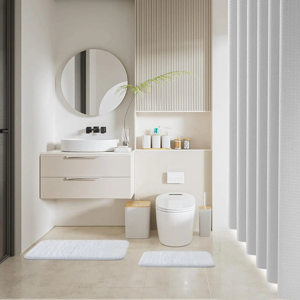 24PCS White Bathroom Set