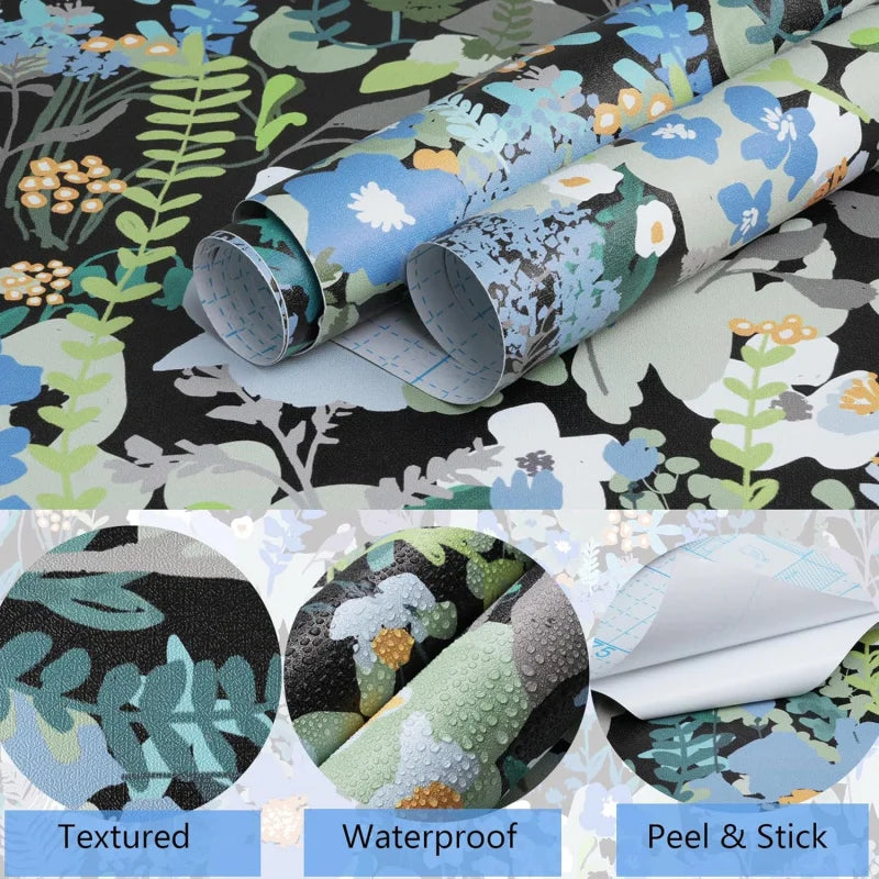 Vintage Flower Peel and Stick Wallpaper