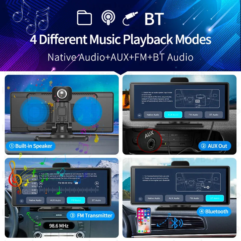 10.26" 4K ADAS Wireless CarPlay & Android Auto