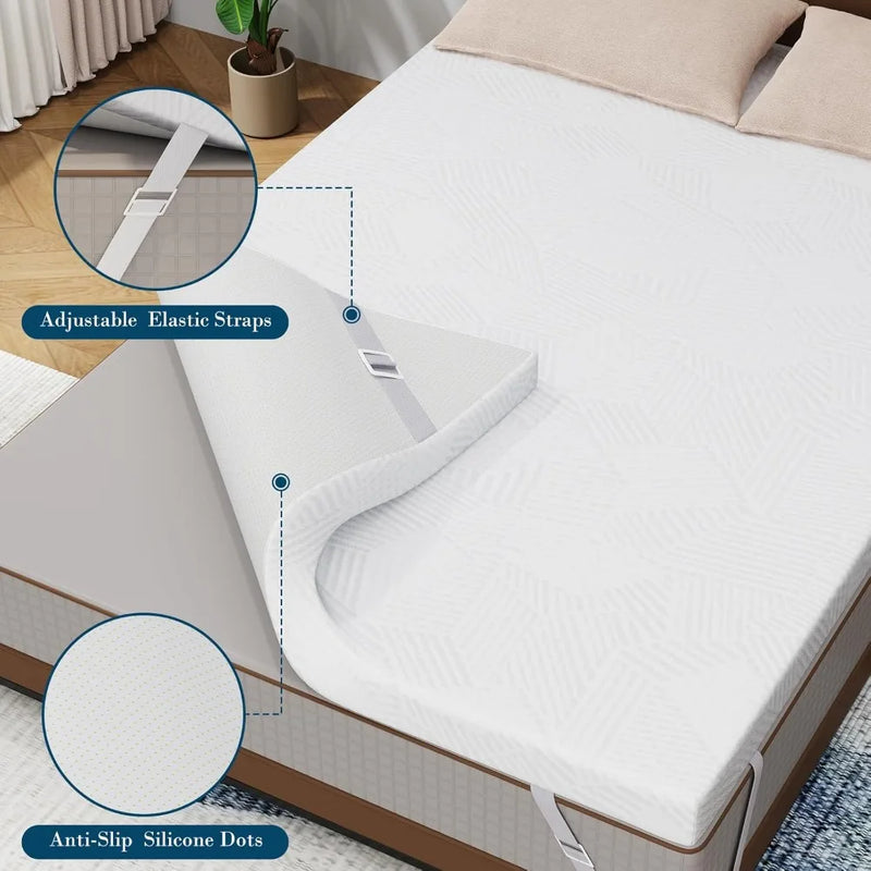 3" Queen Memory Foam Mattress Topper