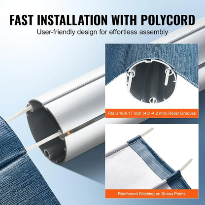 15' (14.2 fabric) RV Awning Fabric Replacement