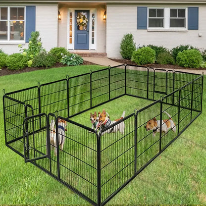 Metal Dog Playpen 40-inch (16 Panels)