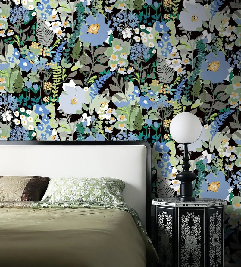 Vintage Flower Peel and Stick Wallpaper