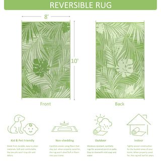 8‘x10' Outdoor Waterproof Rug