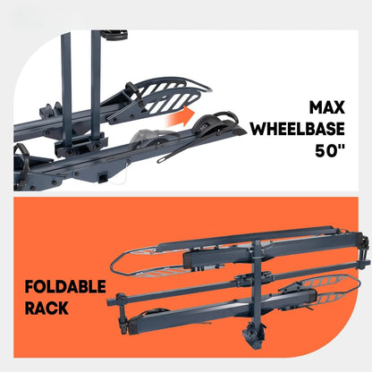 2 - E-Bike Rack with Ramp,200 lbs. Capacity
