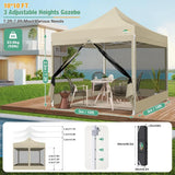 10x10 Heavy Duty Pop up Canopy with Sidewalls