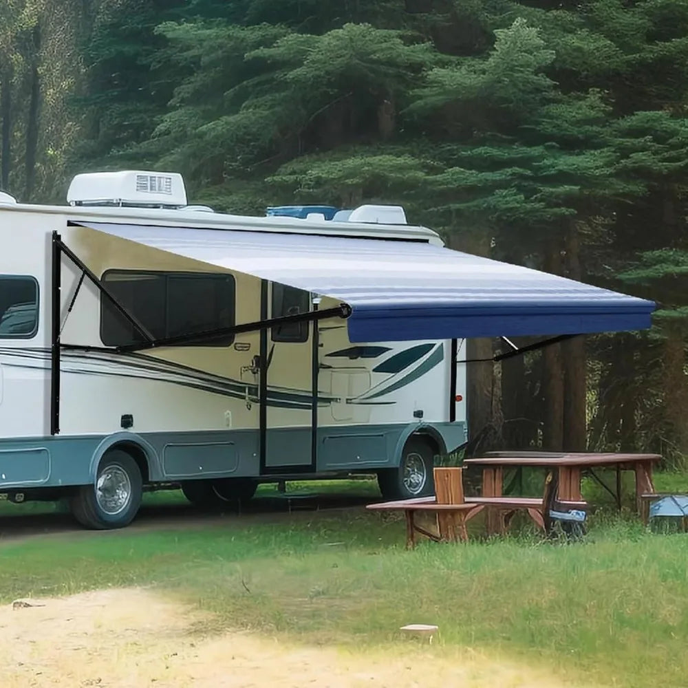 13' (12.2 fabric) RV Electric Awning Complete Kit