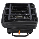 Air seat shock absorber base with dust cover