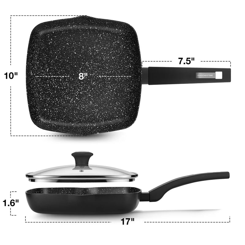 9.5 Inch Nonstick Grill Pan