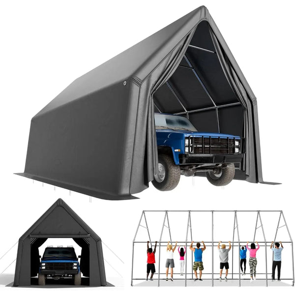Portable Garage, Heavy Duty RV Carport Canopy