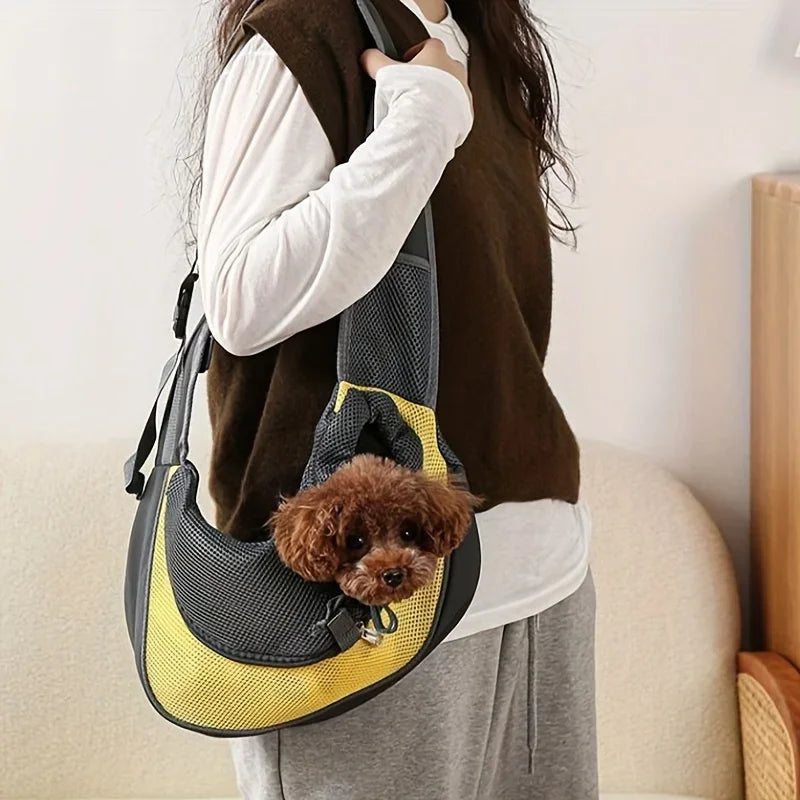 1pc Outdoor Pet Shoulder/Chest Bag