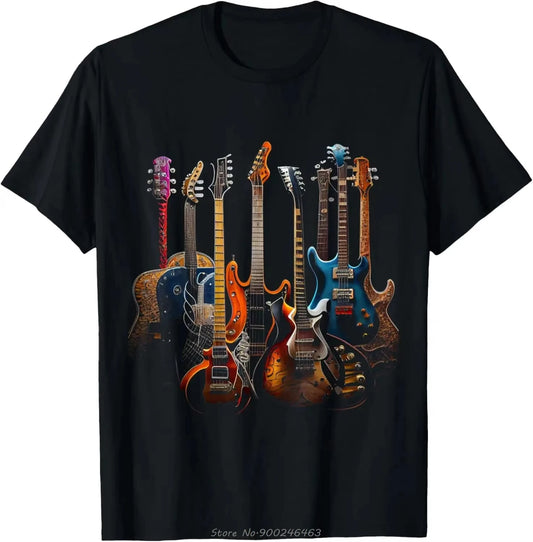 Guitars T-shirt Rock Music Lovers