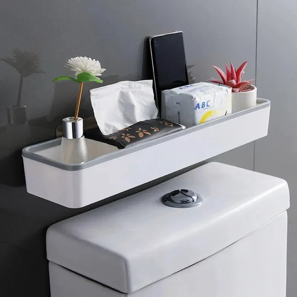 1pc Toilet Bathroom Storage Shelf Organizer