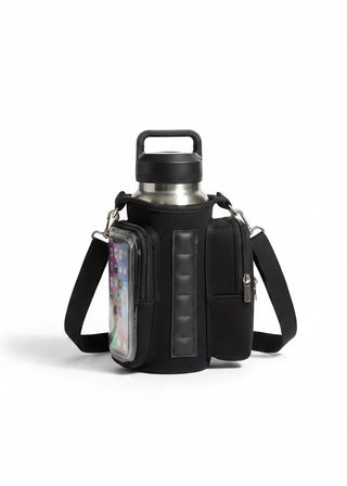 Magnetic Gym Water Bottle Holder for Phone & Keys