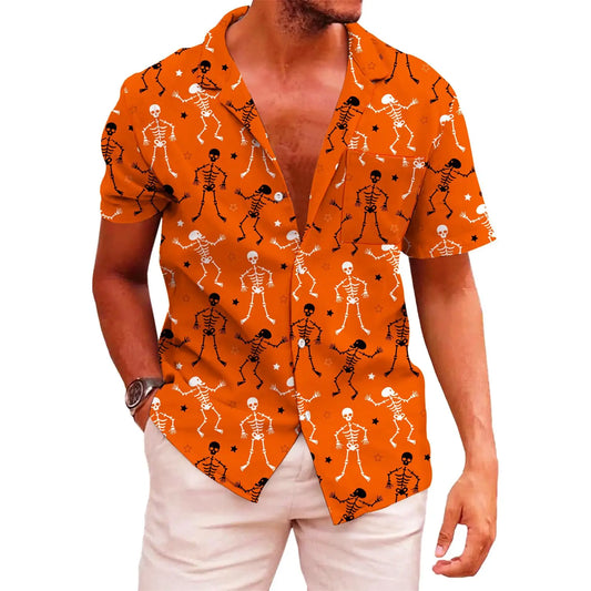Halloween Hawaiin Shirt for Men