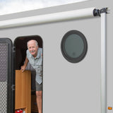 12 inch Round Fixed RV Window with Trim Ring