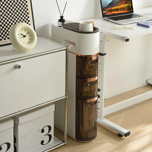 4 Tiers Narrow Bathroom Storage Cabinet