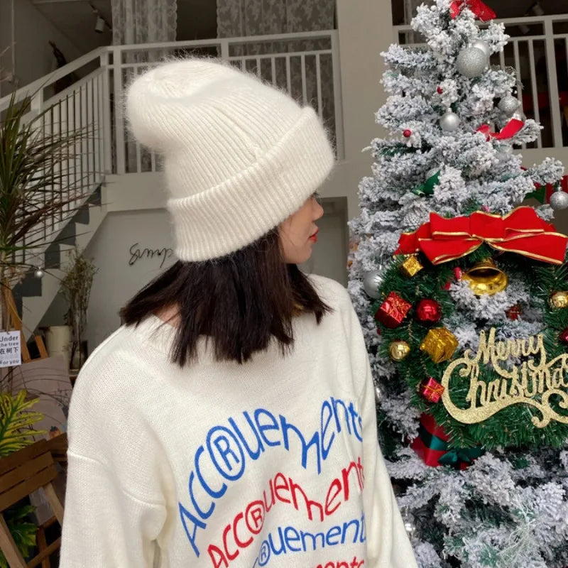 Fashion Warm Cashmere Wool Skullies