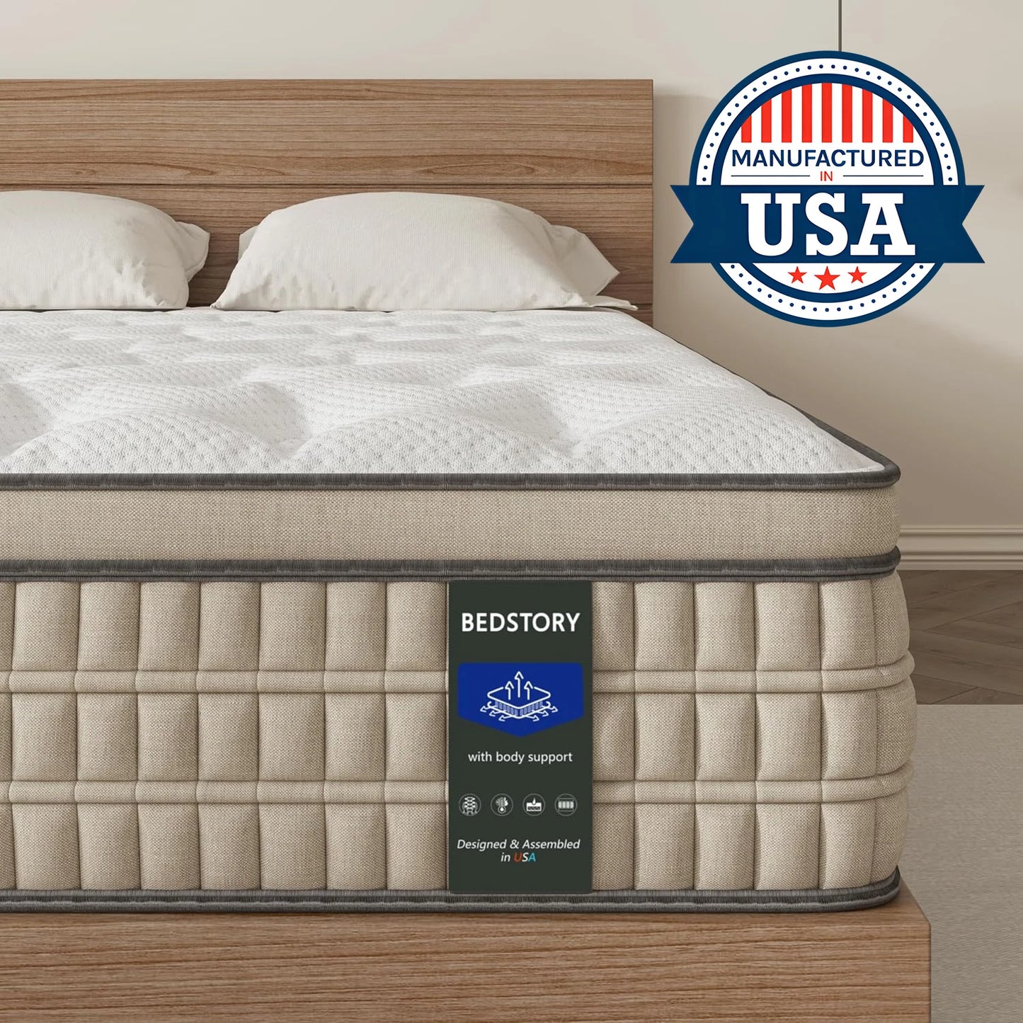 12 Inch Hybrid Gel Memory Foam Mattress