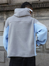 New Autumn/Winter Men's Fleece-Lined Hooded Jacket