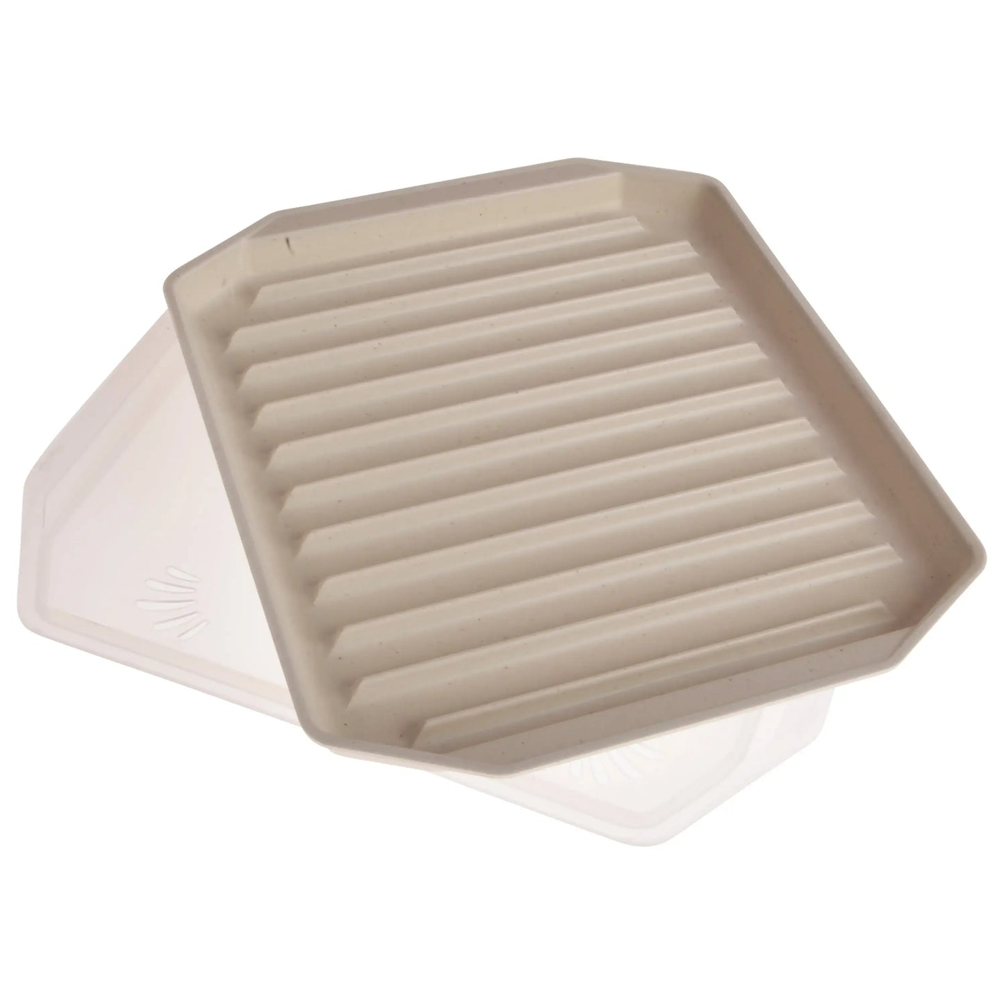 Microwave Safe Covered Bacon Rack with Lid