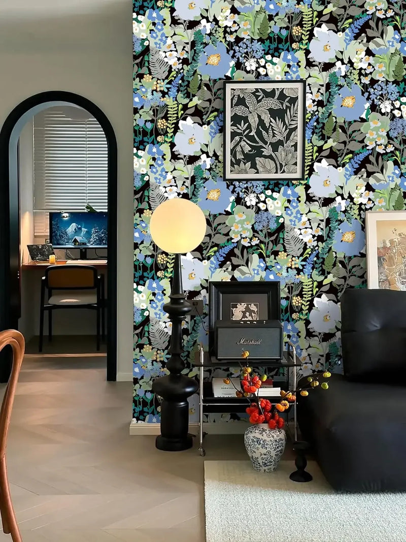 Vintage Flower Peel and Stick Wallpaper