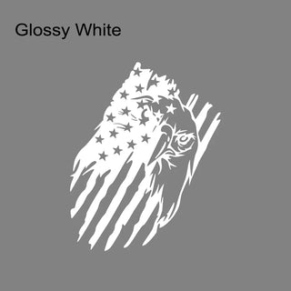 American Bald Eagle Flag Tailgate Decal