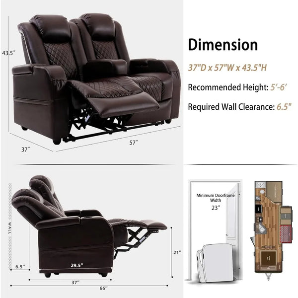 RV Loveseat Recliner Sofa