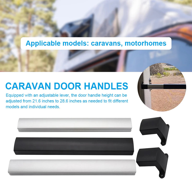 RV Screen Door Grab Bar - Adjustable From 21 5/8inch to 28 5/8inch