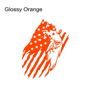 American Bald Eagle Flag Tailgate Decal