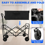 Large Capacity Portable, Foldable Cart on Wheels