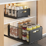 Kitchen Storage Rack Pull Out Cabinet Organizer (2 Sizes)