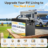 LiFePO4 Battery 12V 100Ah BMS Lithium Battery