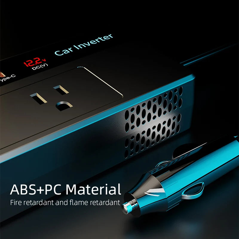 200W Car Inverter DC 12V To 110V AC