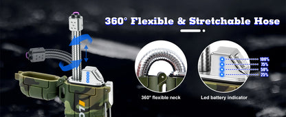 Waterproof Electric Lighter, Windproof, USB