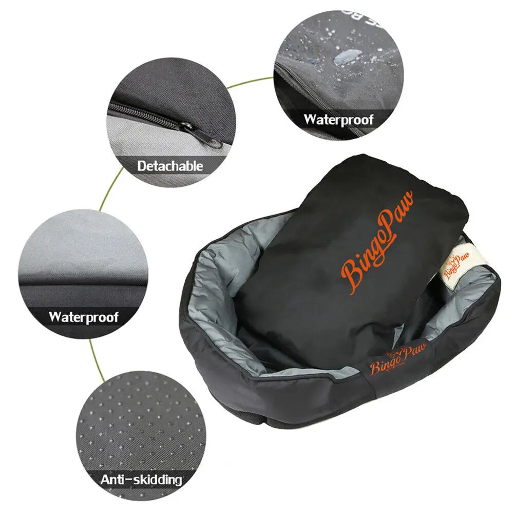 Dog Bed for All Season, Oxford Cover (L, XL, XXL)