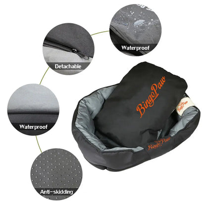 Dog Bed for All Season, Oxford Cover (L, XL, XXL)