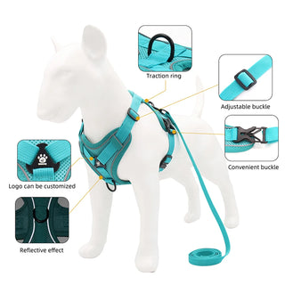 Pet Reflective Harness and Leash