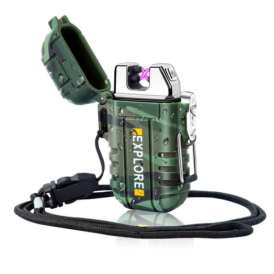 Waterproof Electric Lighter, Windproof, USB
