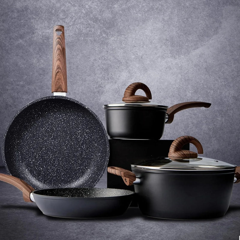 Non-Stick, Ceramic Cookware Set