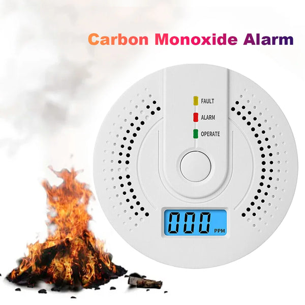 Digital Carbon Monoxide Detector Alarm Warning