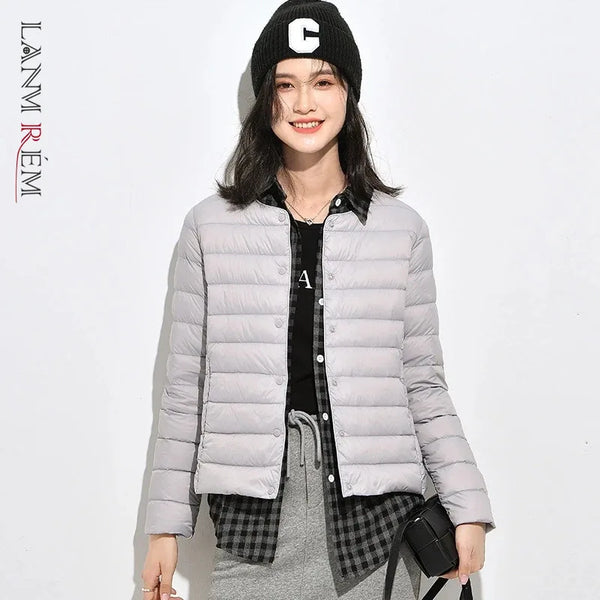 Women's Round Collar Down Jacket